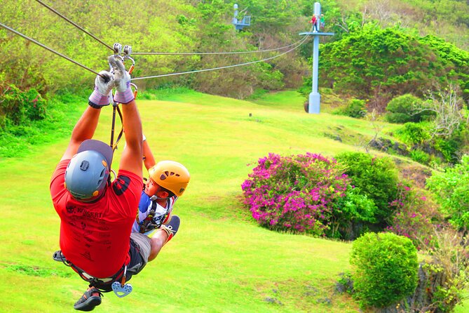 Zipline + Beach Package - Getting to Guam Adventures Beach House in Tumon
