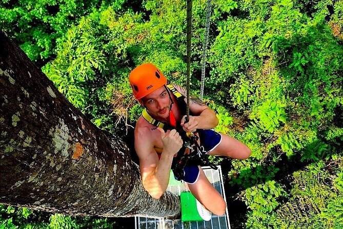 Zipline by Hawk Adventure The Biggest & Longest in Koh Samui - On the course: long cables, sky bridges, and big abseils