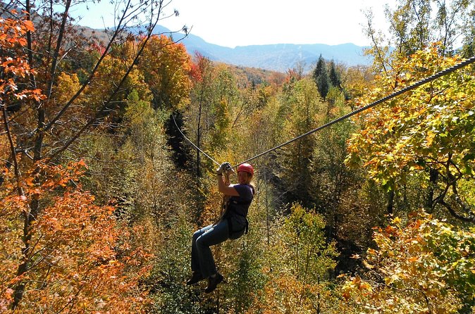 Zipline Canopy Tour- ArborTrek at Smugglers Notch Resort - Guides and Safety Vibe: Ben, Zola, Lea, and Joe