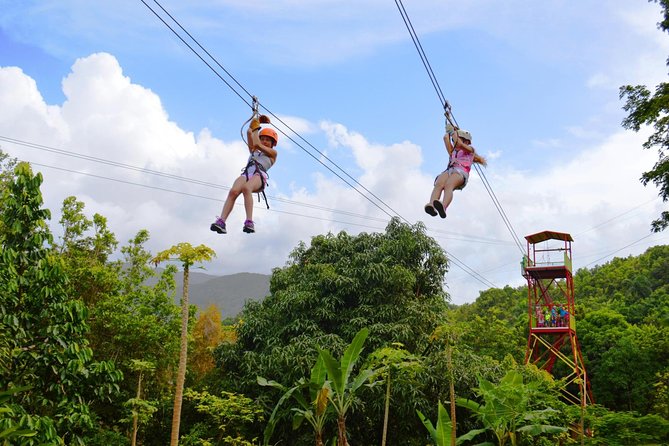 Zipline Canopy Tour with Transport from San Juan - The Zipline Course: Eight Cables, Hundreds of Feet of Flying, and El Yunque Views