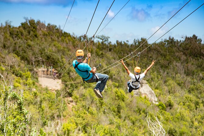 Zipline Experience: Sentry hill Zip & Flying Dutchman St Maartin - Stop 1 at Rockland Estate: the base camp that sets the tone