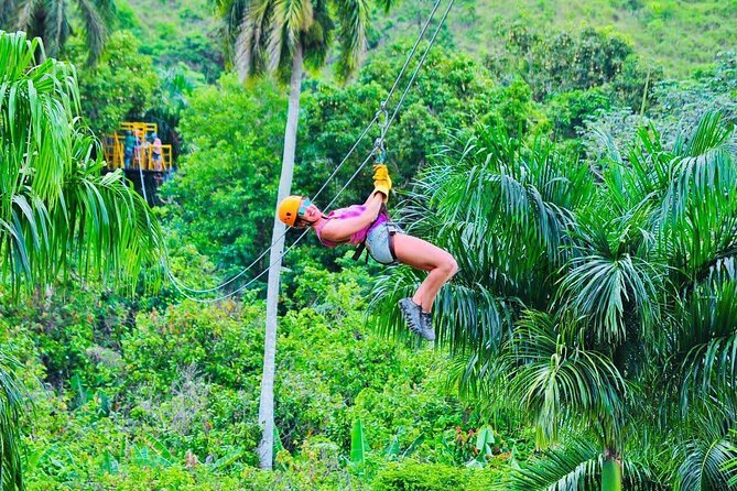 Zipline, Horse, Buggy and Macao Beach, Water Park with Lunch - Pickup, mobile ticket, and group size: the day stays organized