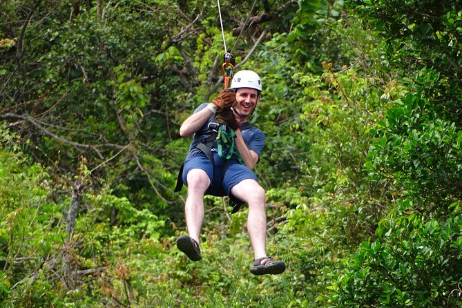 ZipLine, Horseback Riding, Tubing, Hot Springs & Lunch @ Volcano National Park - Zip lining: canopy flying plus a Tarzan-style swing