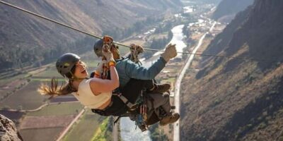 Zipline over the Sacred Valley Trip - The 4-zipline circuit: cable lengths and the pace of your flight