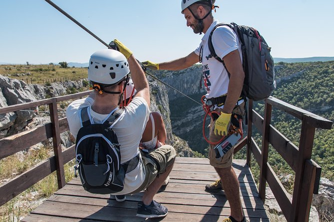 Zipline Šibenik - Čikola River Canyon views are the whole point here