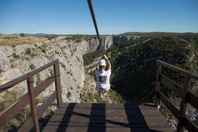 Zipline Šibenik - Čikola Canyon - The course: 1.4 km adventure with 3 line choices