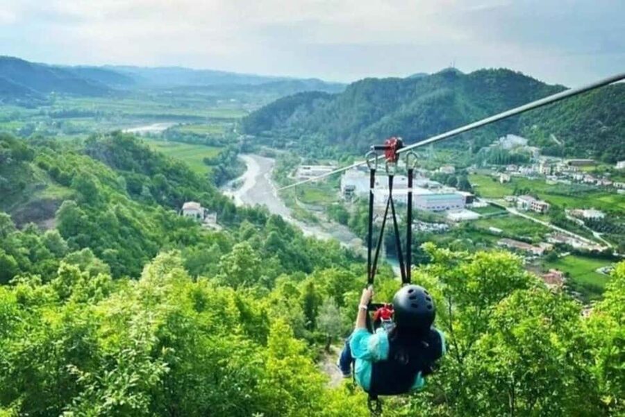 Zipline Tirana Adventure & Petrela Castle - With Transport - Getting From Tirana to Petrela by Electric Car