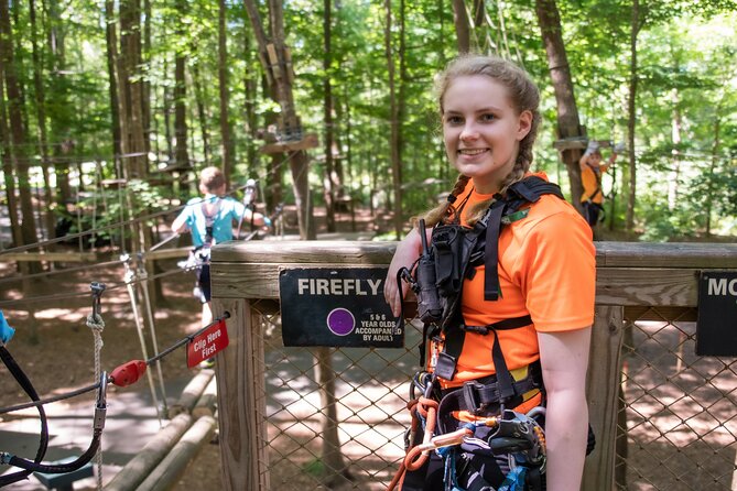 Ziplining and Climbing at The Adventure Park at Virginia Aquarium - Arrival: what the start feels like at the park