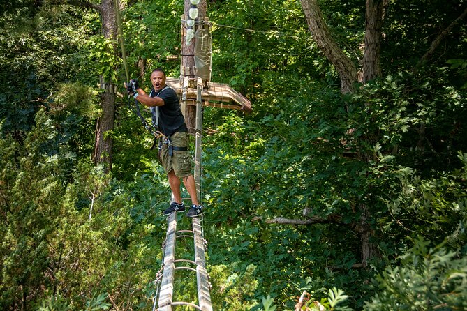 Ziplining and Climbing at The Adventure Park at Virginia Aquarium - Location and timing: make it easy on your day