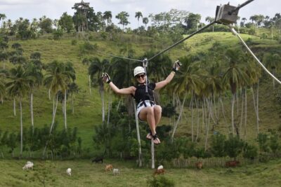 Ziplining from Punta Cana - Unique Carbon Fiber lines in Punta Cana - Safety Gear, Cables, and Comfort for Real Bodies